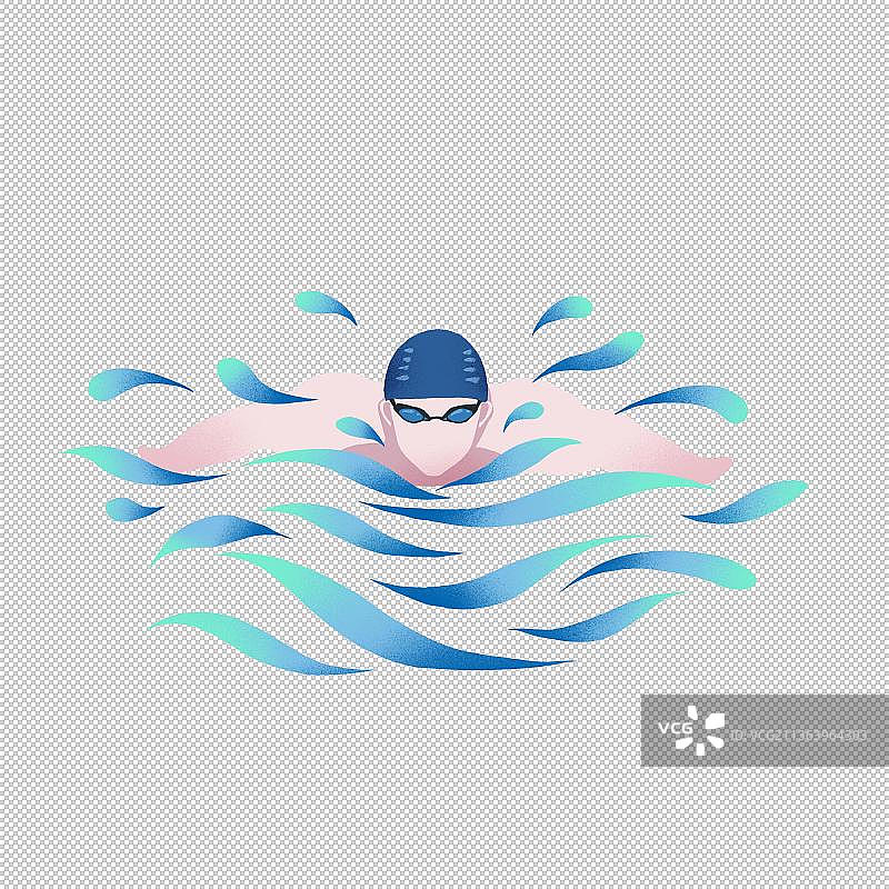 抽象运动体育项目游泳图片素材