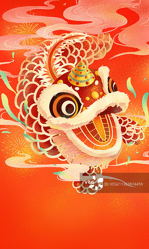 创意新年插画图片素材