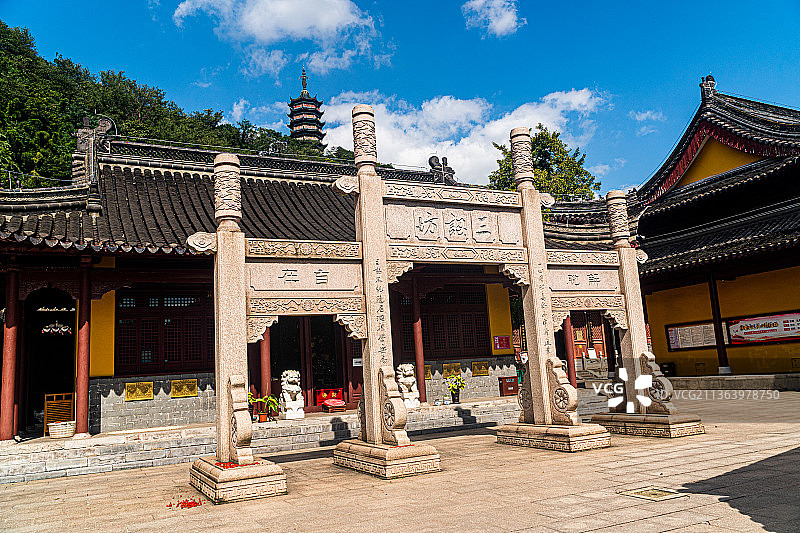 镇江焦山公园自然景观图片素材