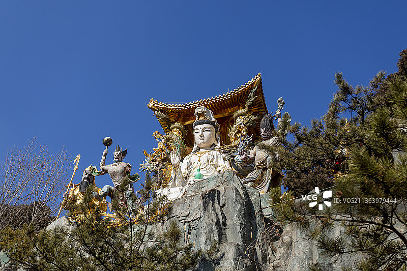 门头沟，白瀑寺图片素材
