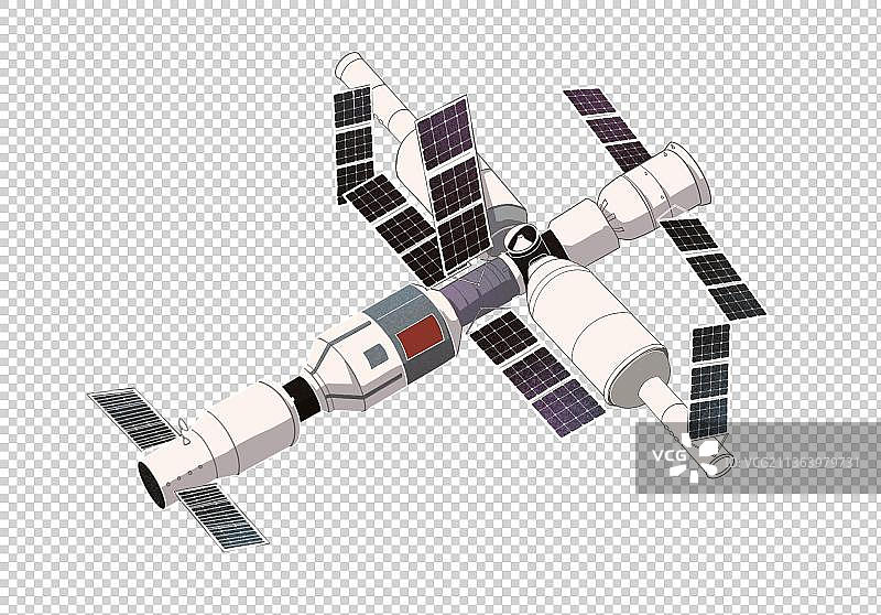 飞行器航天器空间站图片素材