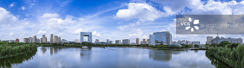 碧波荡漾的马洲公园图片素材