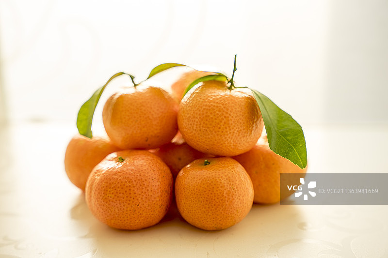 新鲜水果砂糖桔图片素材