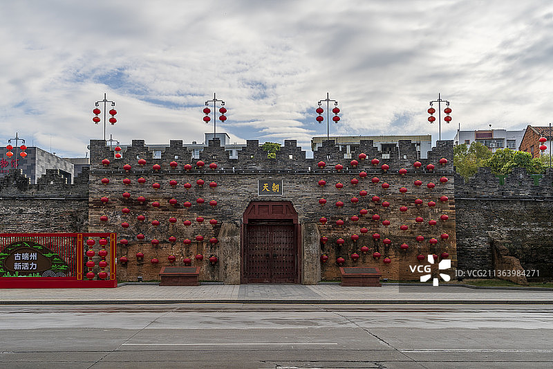 肇庆古城墙景区图片素材