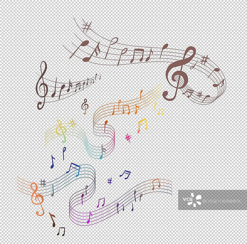 五线谱和乐谱图片素材