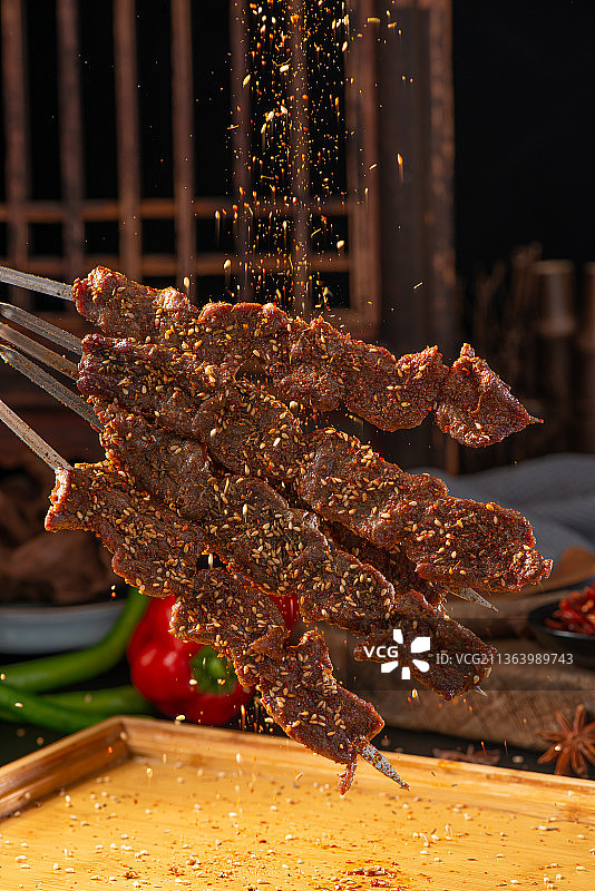 特色碳烤牛肉图片素材