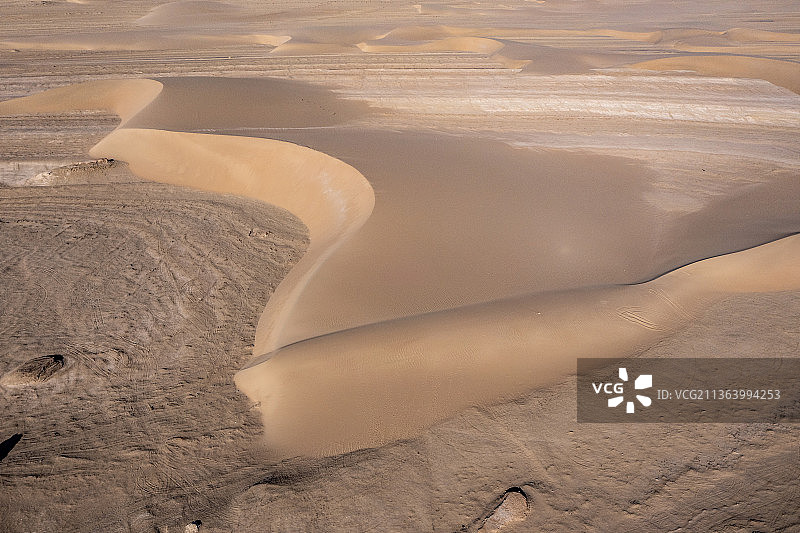 青海海西：自驾海西，戈壁风光别样美图片素材