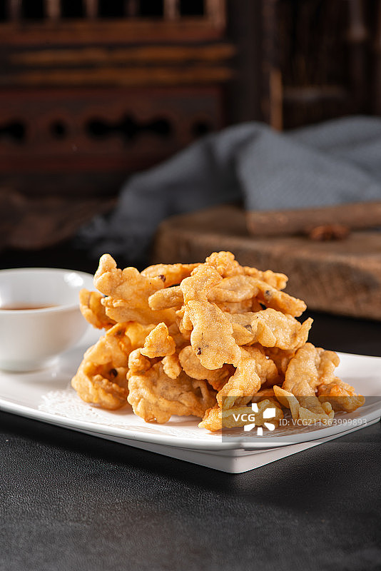 椒盐小酥肉图片素材