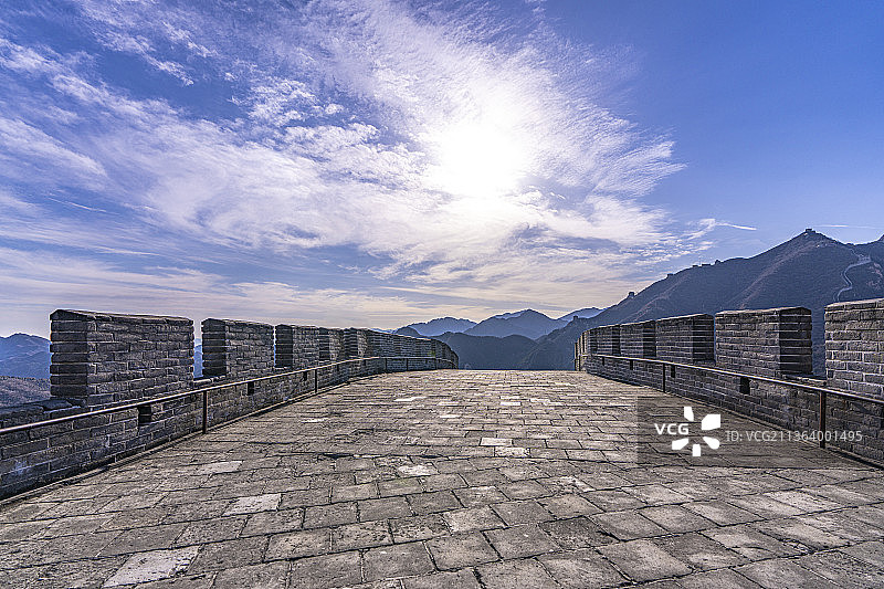 居庸关  长城  天下第一关  万里长城  北京  云台  四大天王  浮雕  远山  古城楼  古图片素材