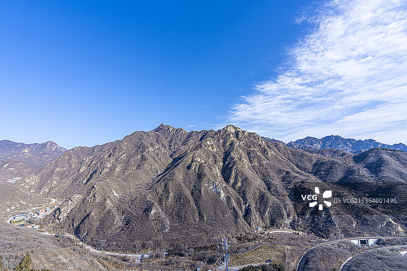 居庸关  长城  天下第一关  万里长城  北京  云台  四大天王  浮雕  远山  古城楼  古图片素材