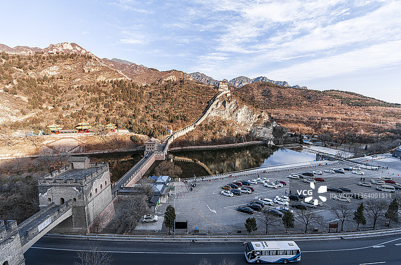 居庸关  长城  天下第一关  万里长城  北京  云台  四大天王  浮雕  远山  古城楼  古图片素材