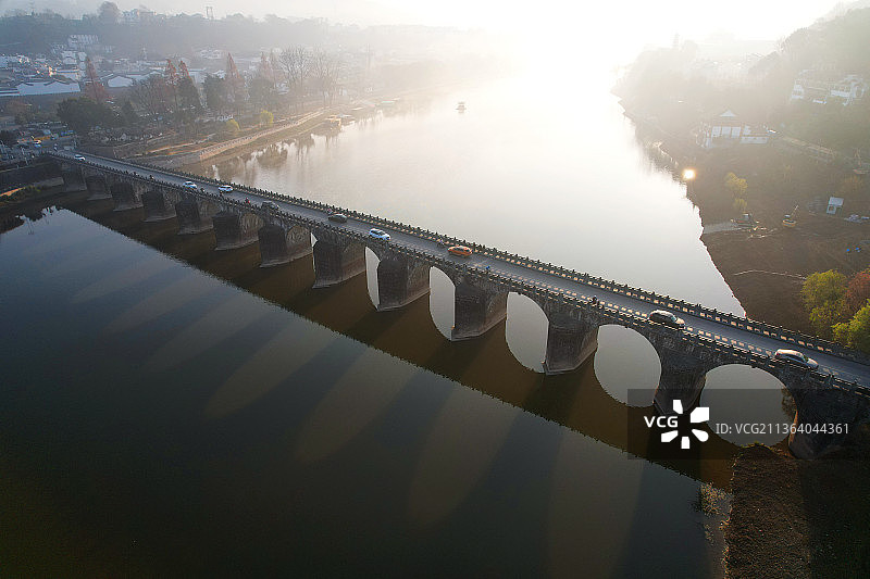 全国重点文物保护单位——歙县太平桥图片素材