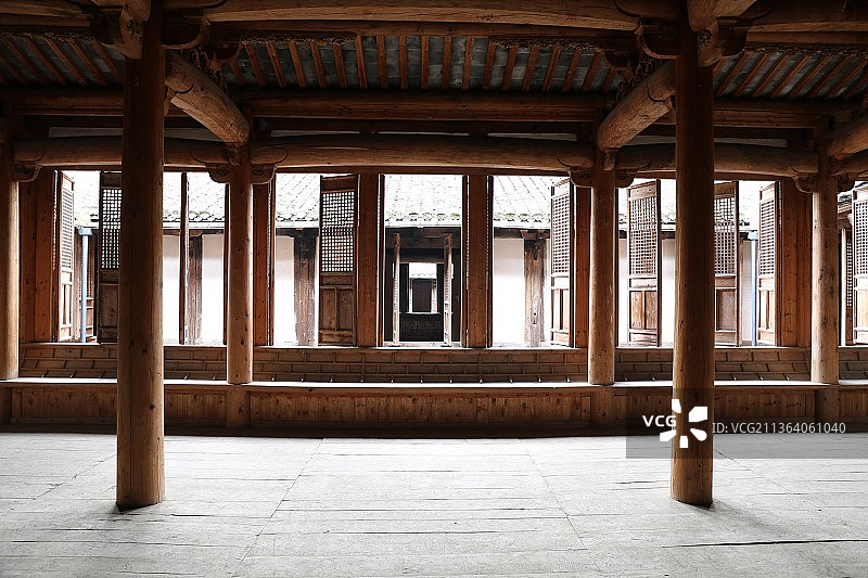 徽派传统民居建筑，老屋阁图片素材