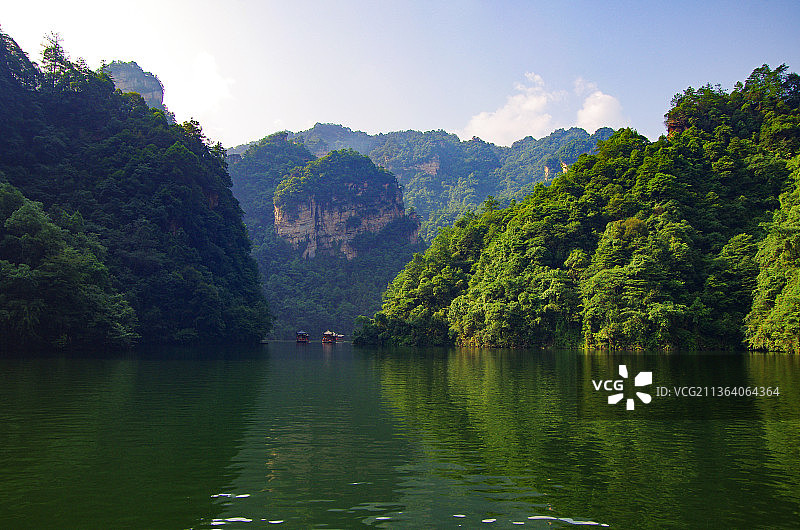 湖南张家界宝峰湖风光图片素材