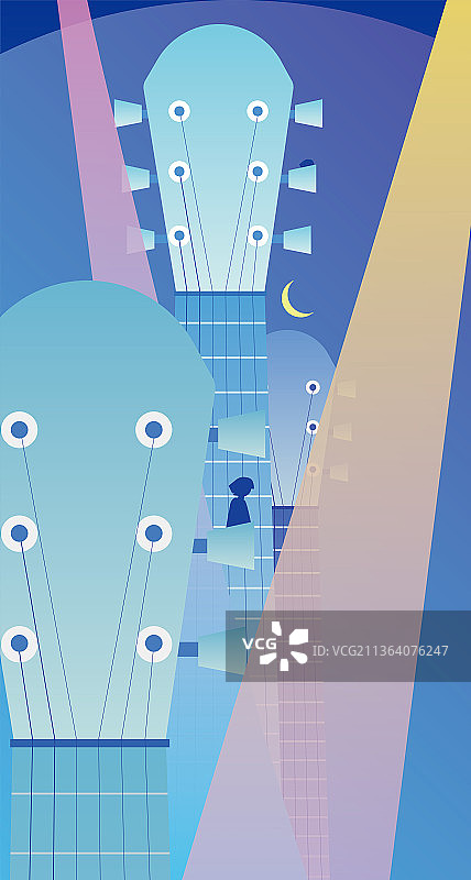 夜晚的寄托图片素材