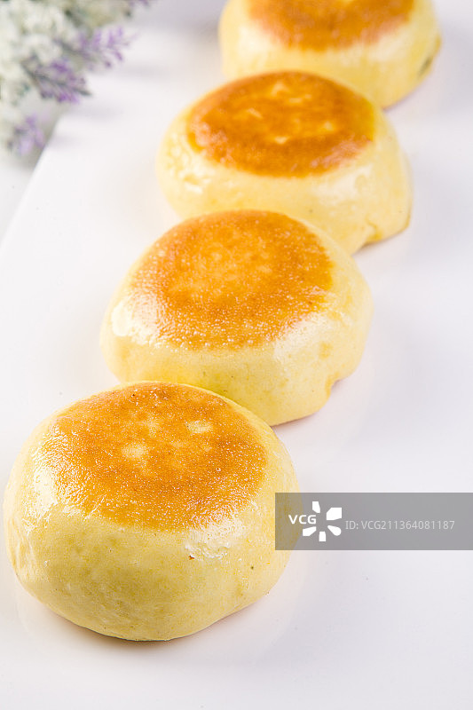 玉米白面海菜馅饼图片素材