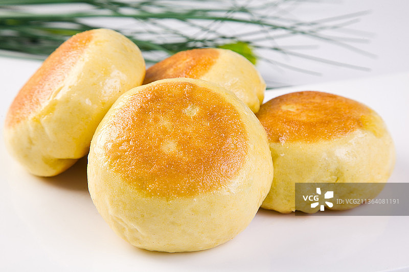 玉米白面海菜馅饼图片素材