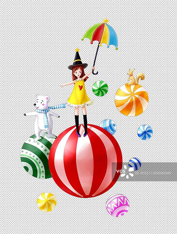 星空马戏团图片素材