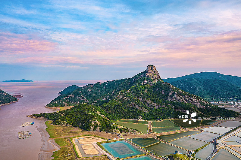 航拍宁波象山花岙岛图片素材