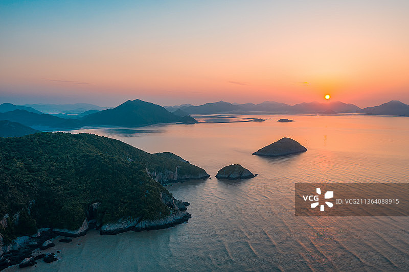 航拍宁波象山花岙岛图片素材