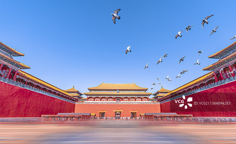 故宫 紫禁城 午门 神武门 故宫角楼 东华门 宫城 城墙 午门广场 鸽子图片素材