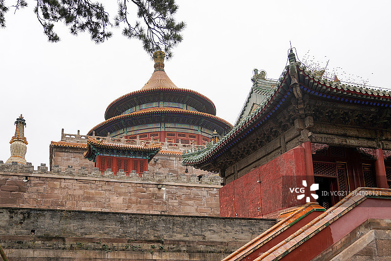 河北省 承德市 外八庙 普乐寺图片素材