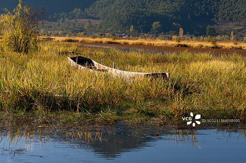 泸沽湖风光图片素材