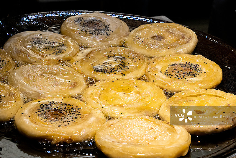 黄金煎饼锅盔图片素材