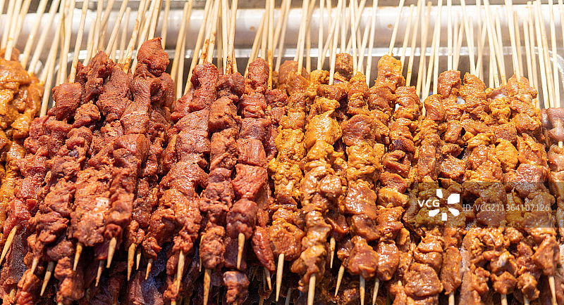 烤肉串鸡肉串图片素材