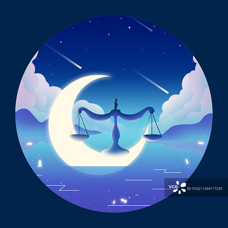 十二星座之天秤座图片素材