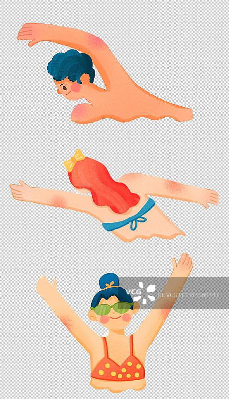 游泳的人图片素材