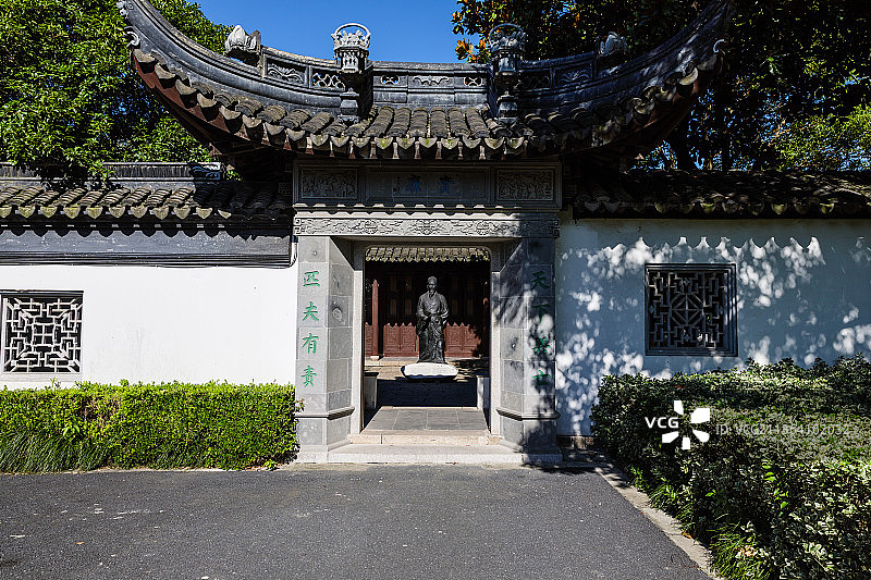 江苏苏州昆山千灯古镇顾炎武故居图片素材