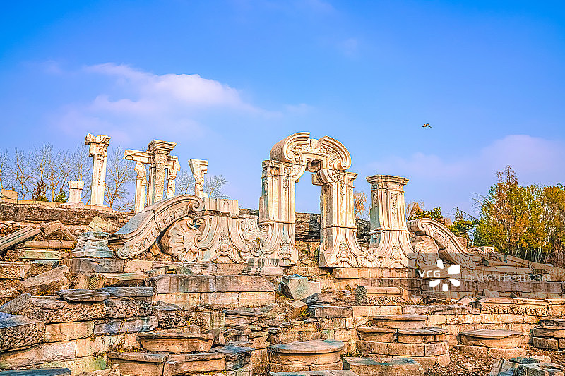 圆明园 遗址公园 皇家园林 北京 西洋楼 大水法图片素材