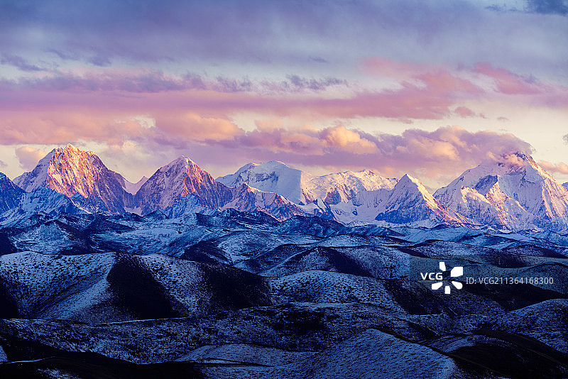 戏剧性的日落图片素材