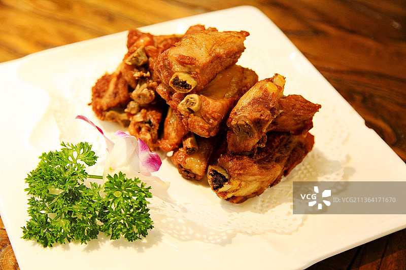 香酥排骨图片素材