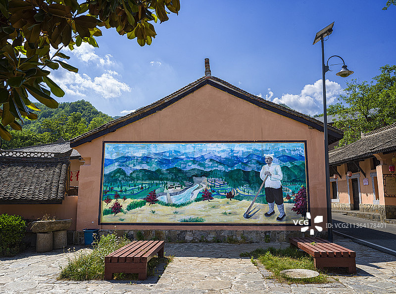 陕西丹凤县红色旅游图片素材