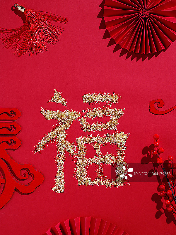 2022春节虎年红色节日图片素材