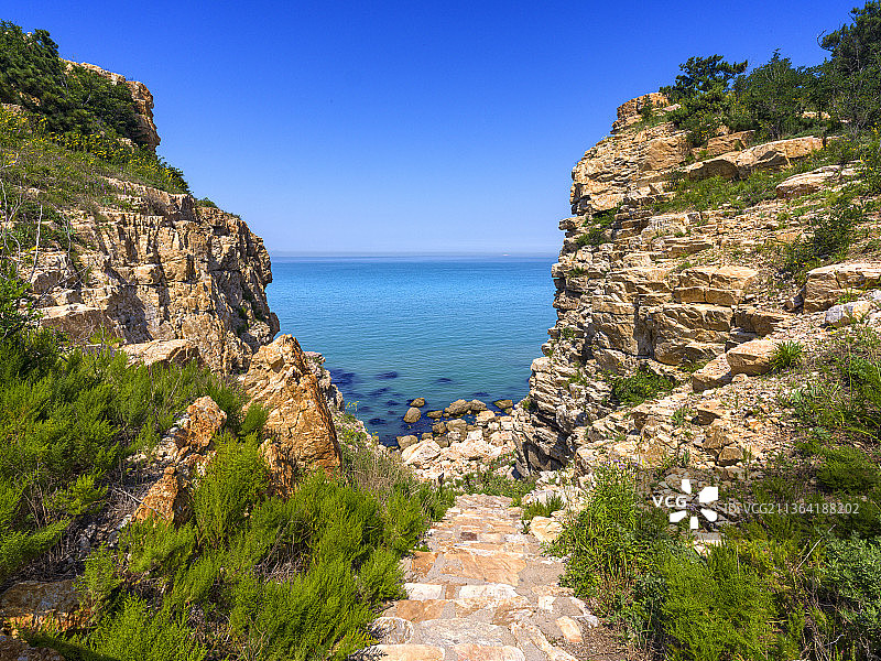 大黑山岛龙爪山图片素材
