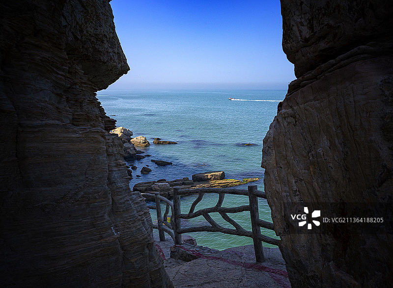 大黑山岛龙爪山图片素材