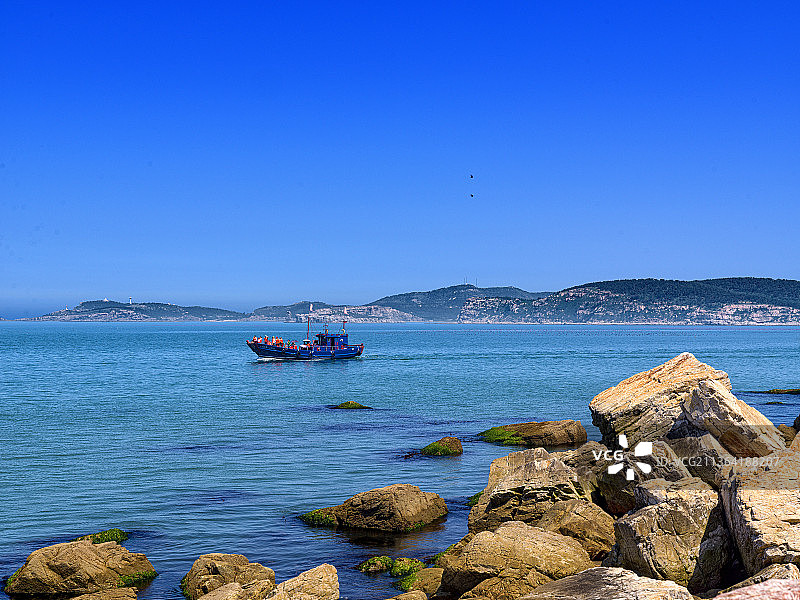 大黑山岛龙爪山图片素材