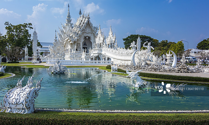 清迈白庙图片素材