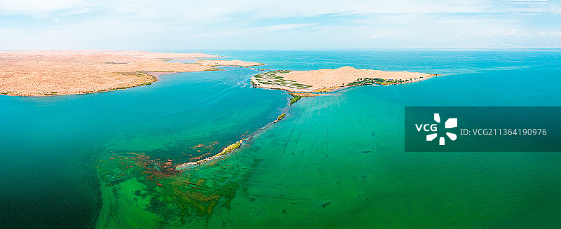 新疆巴音郭楞蒙古自治州博湖县博斯腾湖国家湿地公园自然风光图片素材