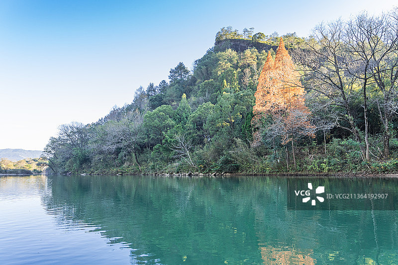 福建武夷山国家公园九曲溪图片素材
