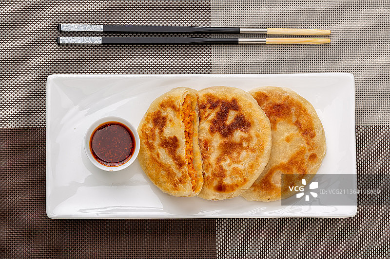 奥尔良鸡肉馅饼图片素材