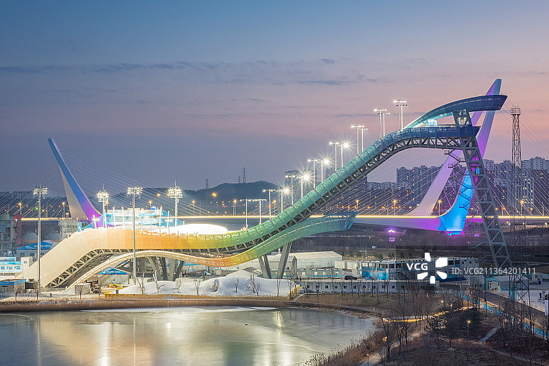 首钢滑雪大跳台图片素材