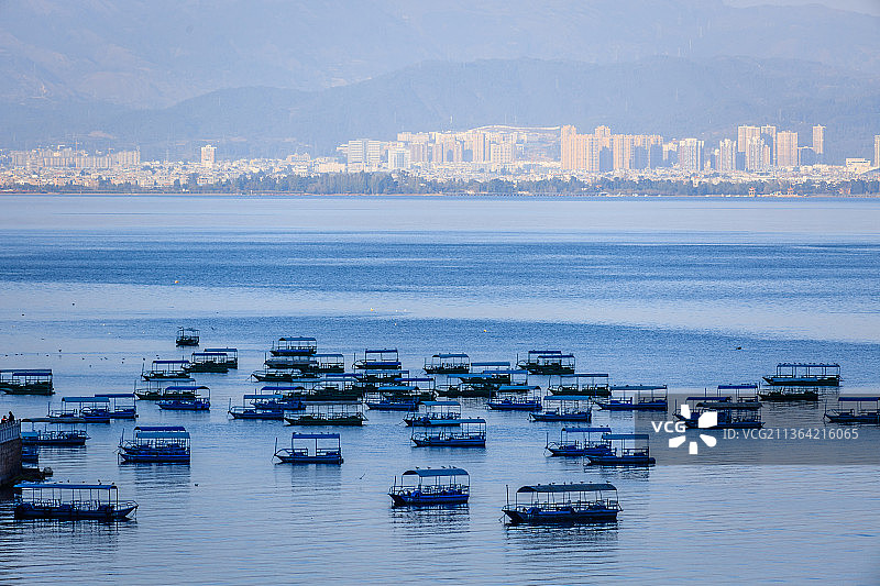 云南抚仙湖图片素材