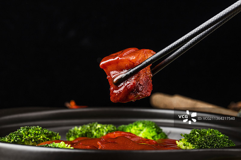 腐乳红烧肉图片素材