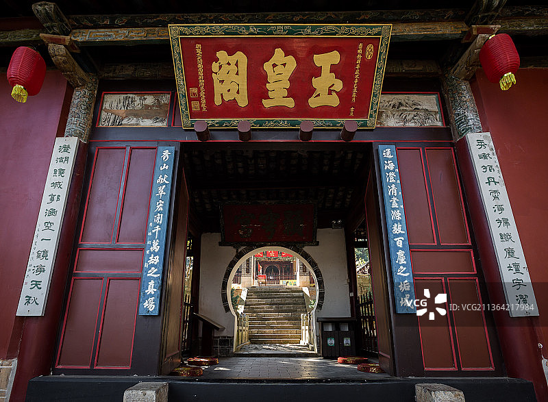 云南玉溪通海县文庙图片素材