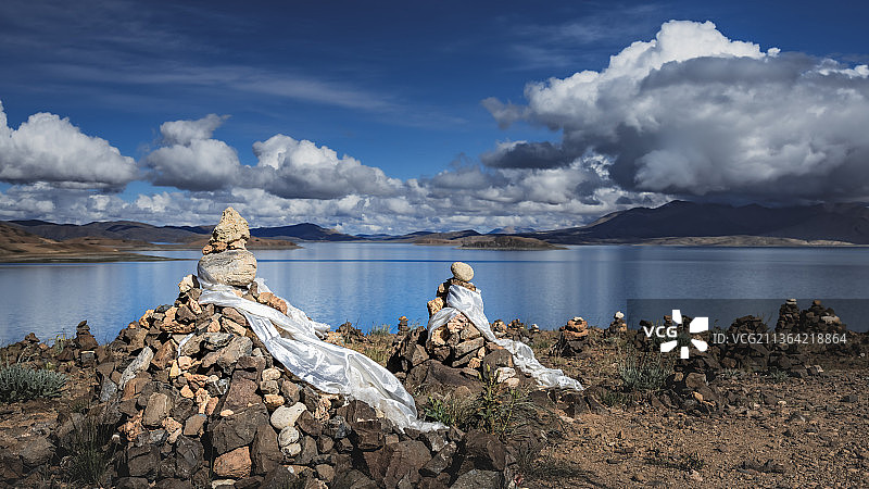 阿里拉昂措图片素材