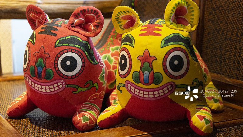 2022虎年新年布老虎图片素材